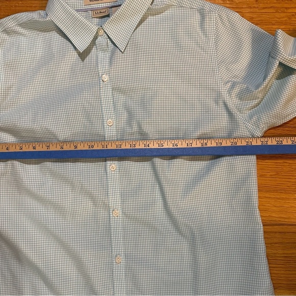 LL Bean Women's Signature wrinkle Free Shirt size L (j10) - Picture 11 of 15